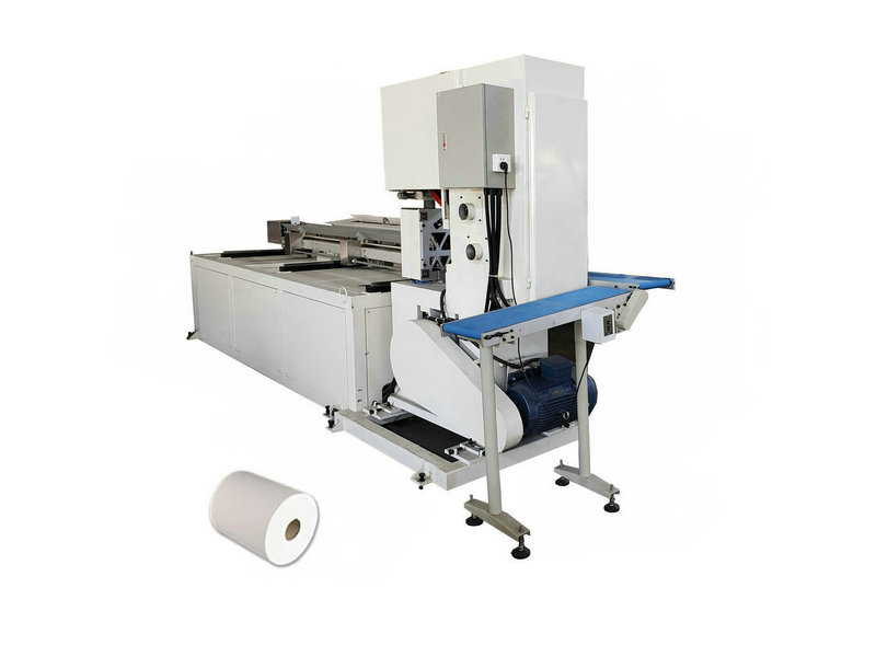 Automatic band saw industrial roll paper cutting machine