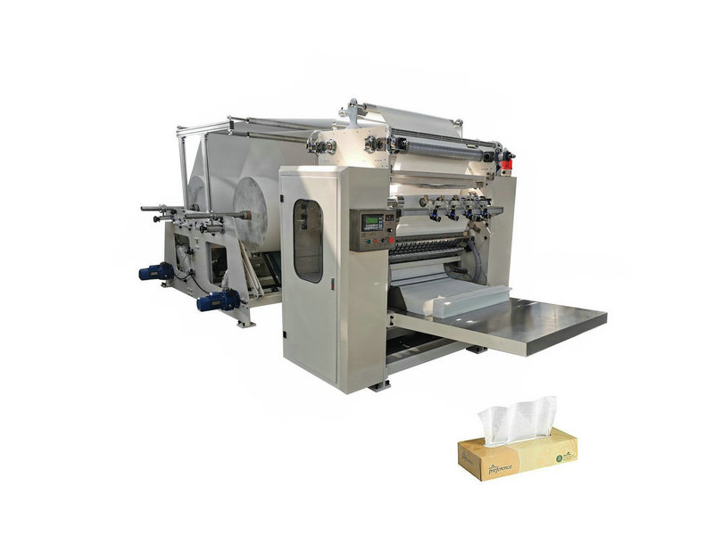 4 lines full-automatic facial tissue paper folding machine with embossing roll