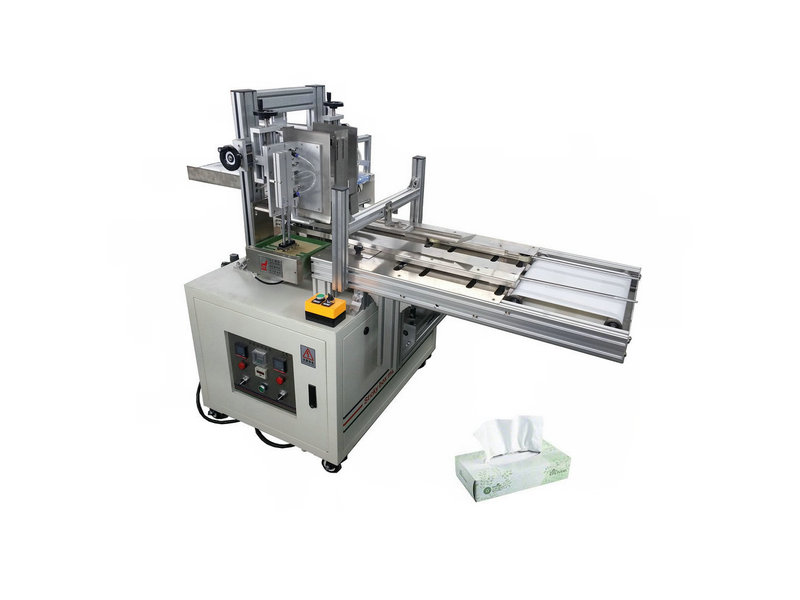 Best quality semi auto facial tissue and food box packing machine