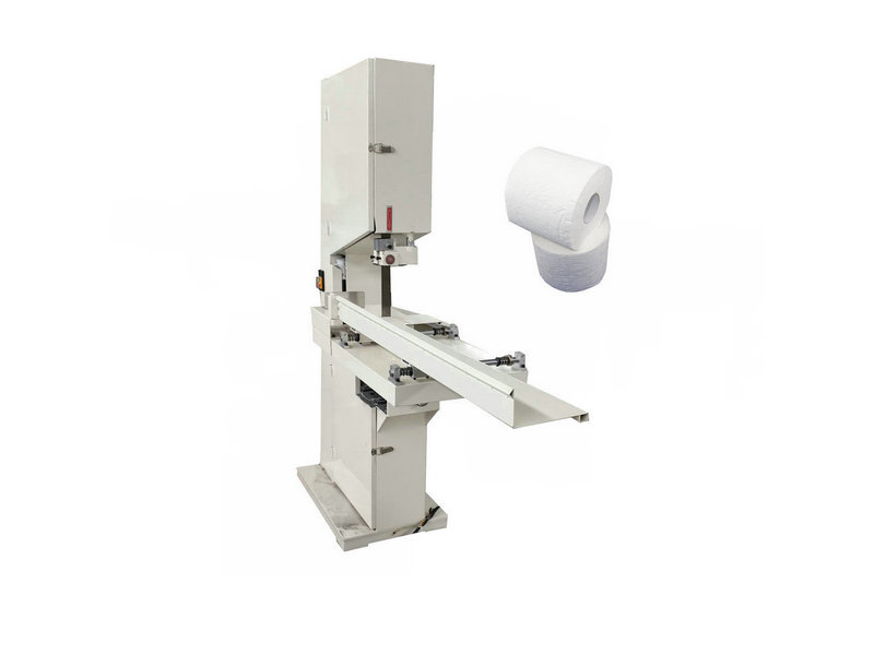 Easy operation semi auto bathroom toilet paper cutting machine