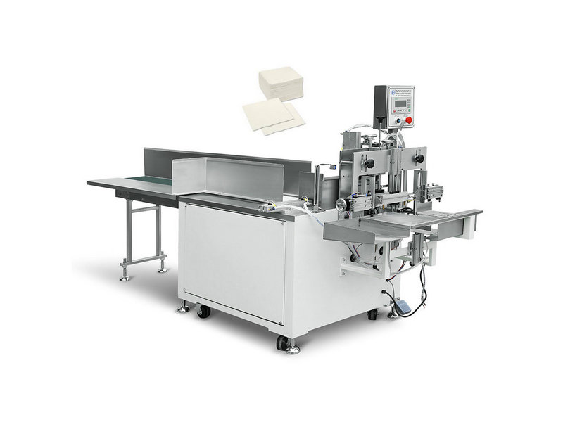 High quality square napkin tissue paper wrapping machine