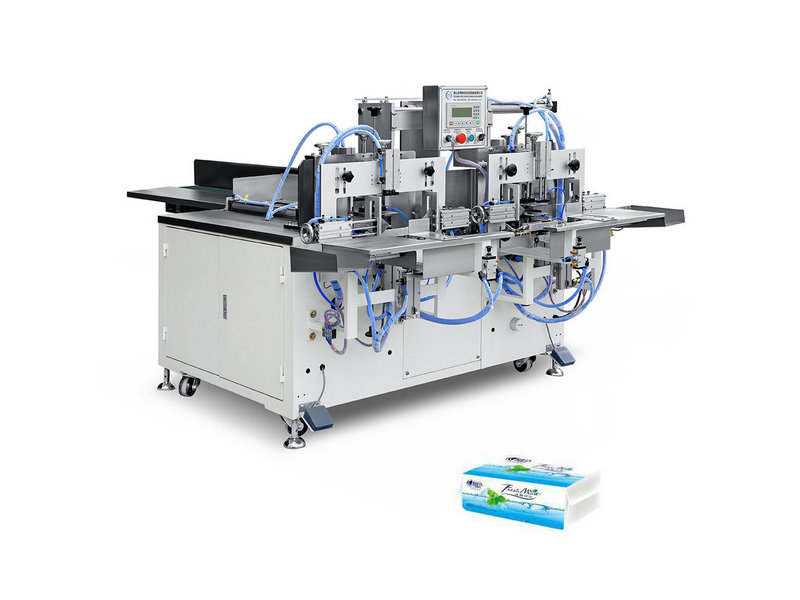 High quality semi-auto napkin paper bag sealing packing machine