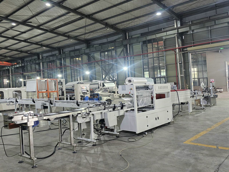maxi roll paper wrapping machine