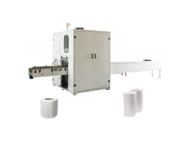 Double channel bathroom toilet tissue paper kitchen towel cutting machine