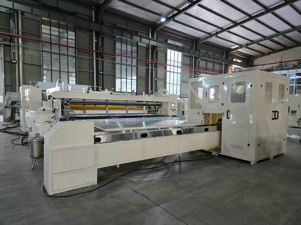 log saw maxi roll machine