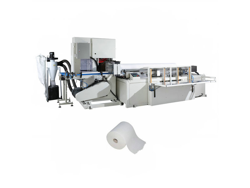 Automatic jrt jumbo roll maxi roll tissue paper band saw cutting machine