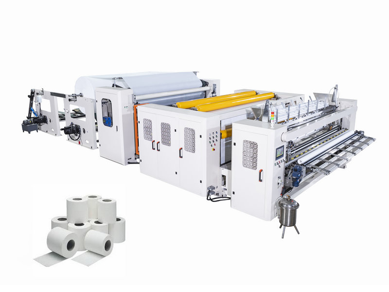 How to operate toilet paper rewinding machine different sizes paper core