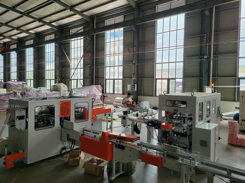 lamination facial tissue packing machine