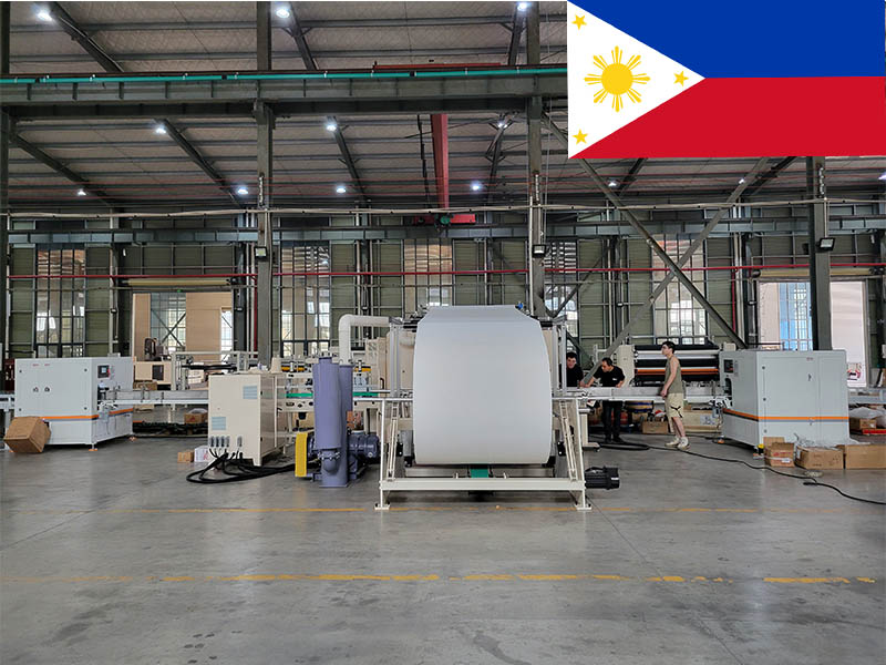 automatic facial tissue machine