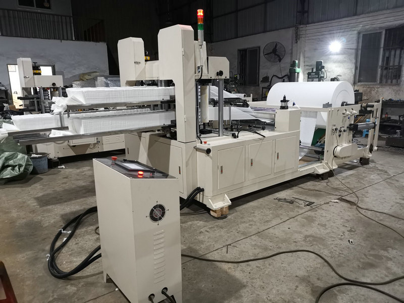 High speed napkin paper machine