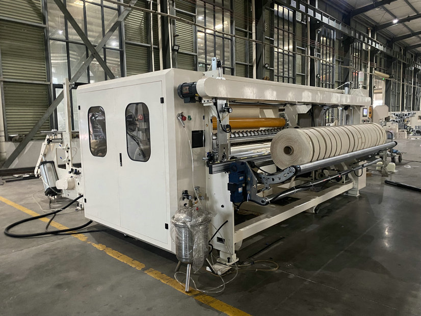 Big diameter toilet paper machine