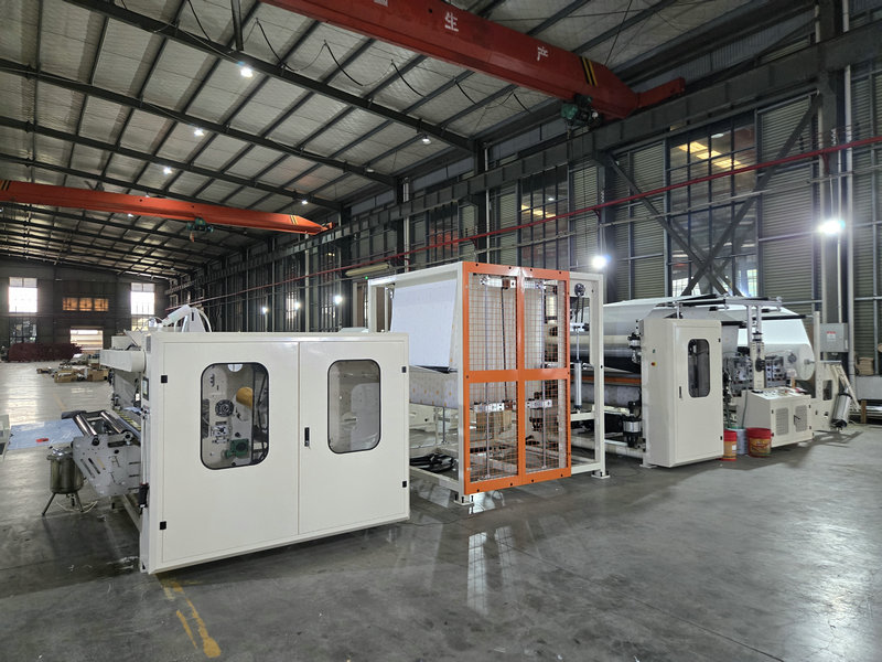 Color printing maxi roll rewinding machine