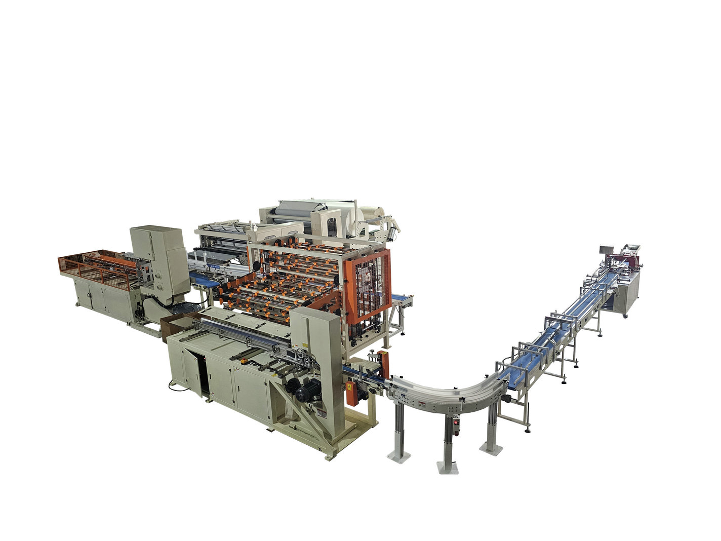 tissue paper roll production line