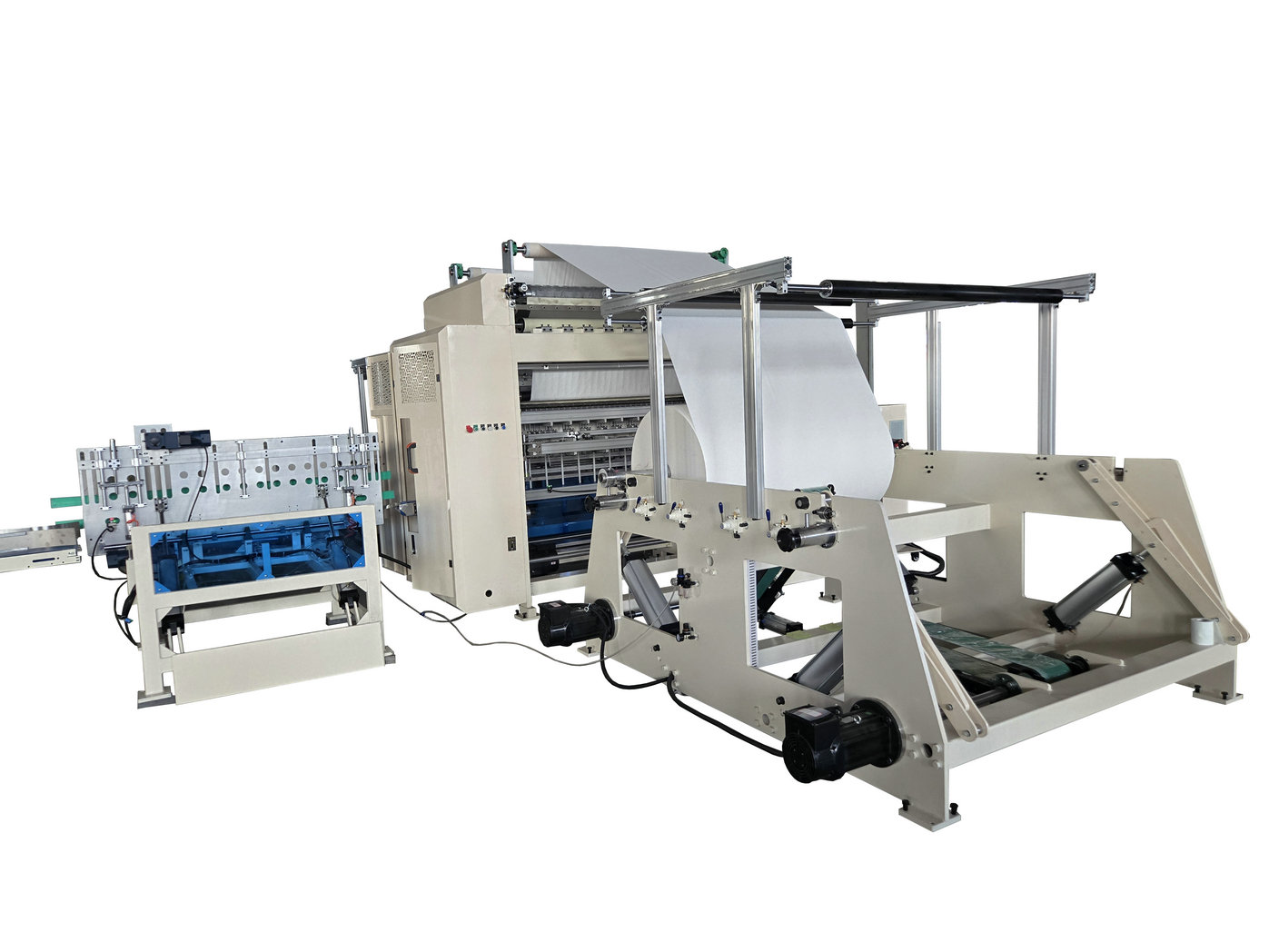 handing type facial tissue folding machine