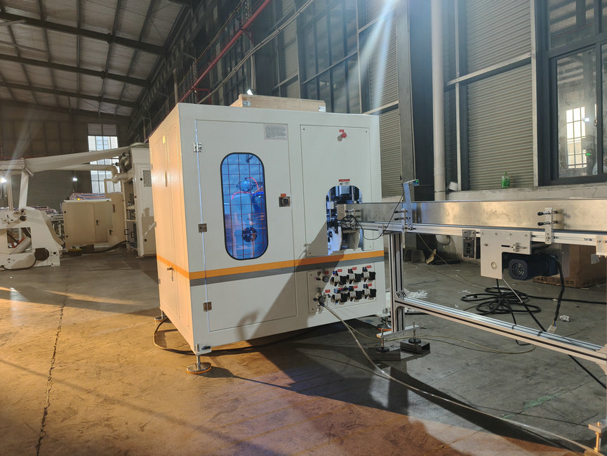 facial tissue paper cutting machine