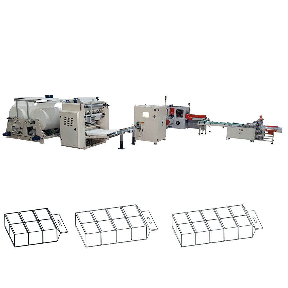 Línea de producción de máquinas de procesamiento de papel tisú facial para bolsas suaves de buen negocio