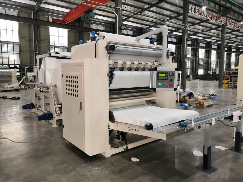 facial tissue paper folding machine