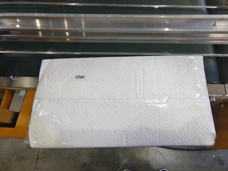 facial tissue wrapping machine