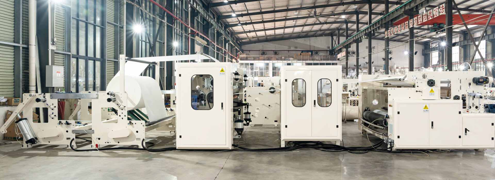 High-Speed Hand towel Machine with Advanced Automation，Automated System Ensures Smooth, Fast, and Stable Production.